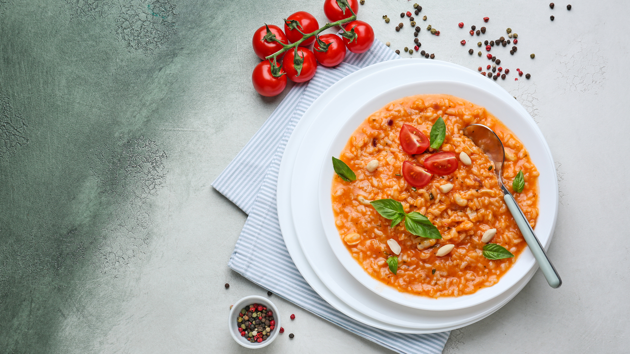 Sun blushed Tomato Risotto