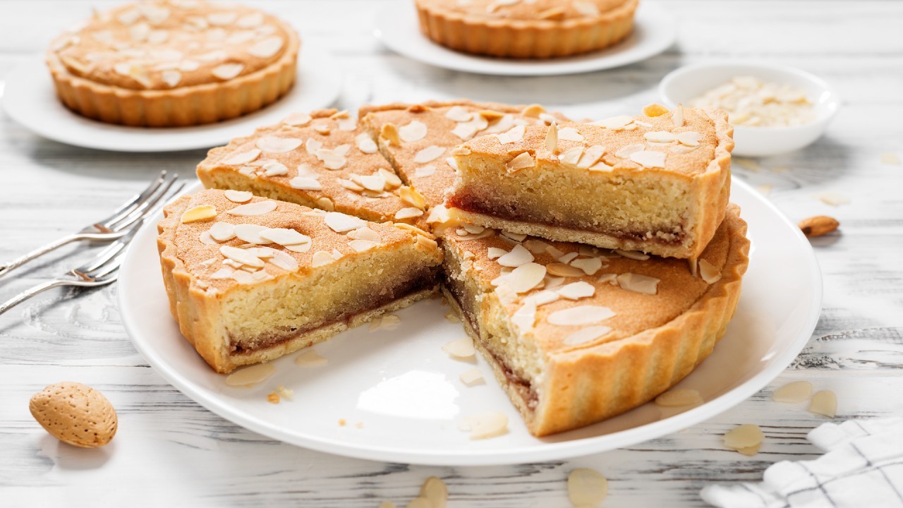 Almond Bakewell Slice