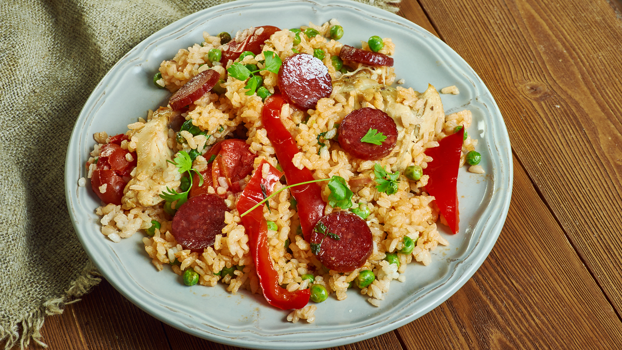 Chicken and Chorizo Rice Pot