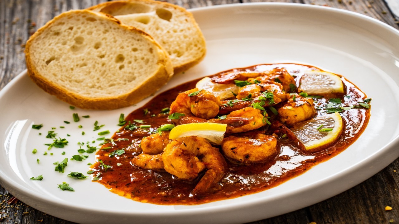 Grilled Nduja Butter Butterflied Prawns