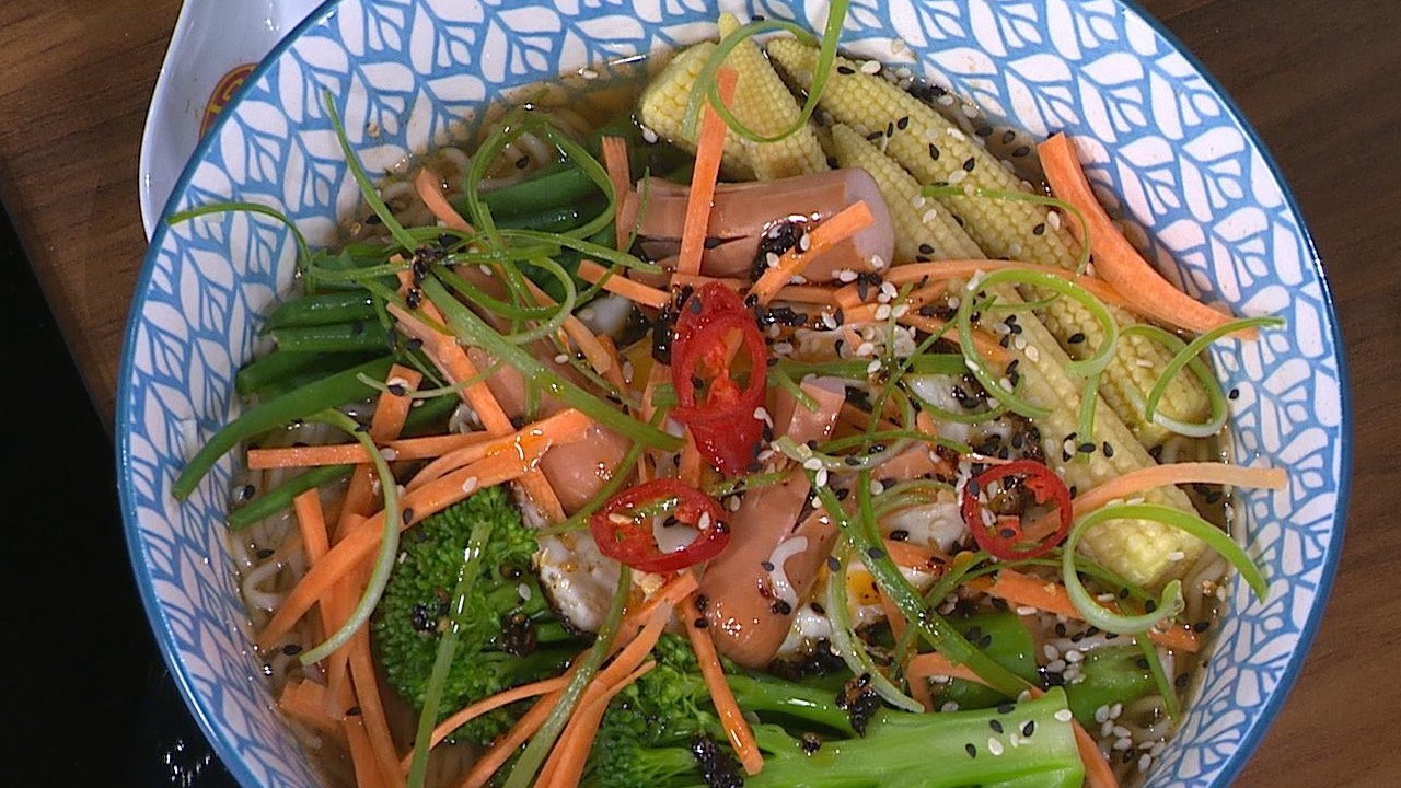 Crispy Chilli Egg Noodle Bowl