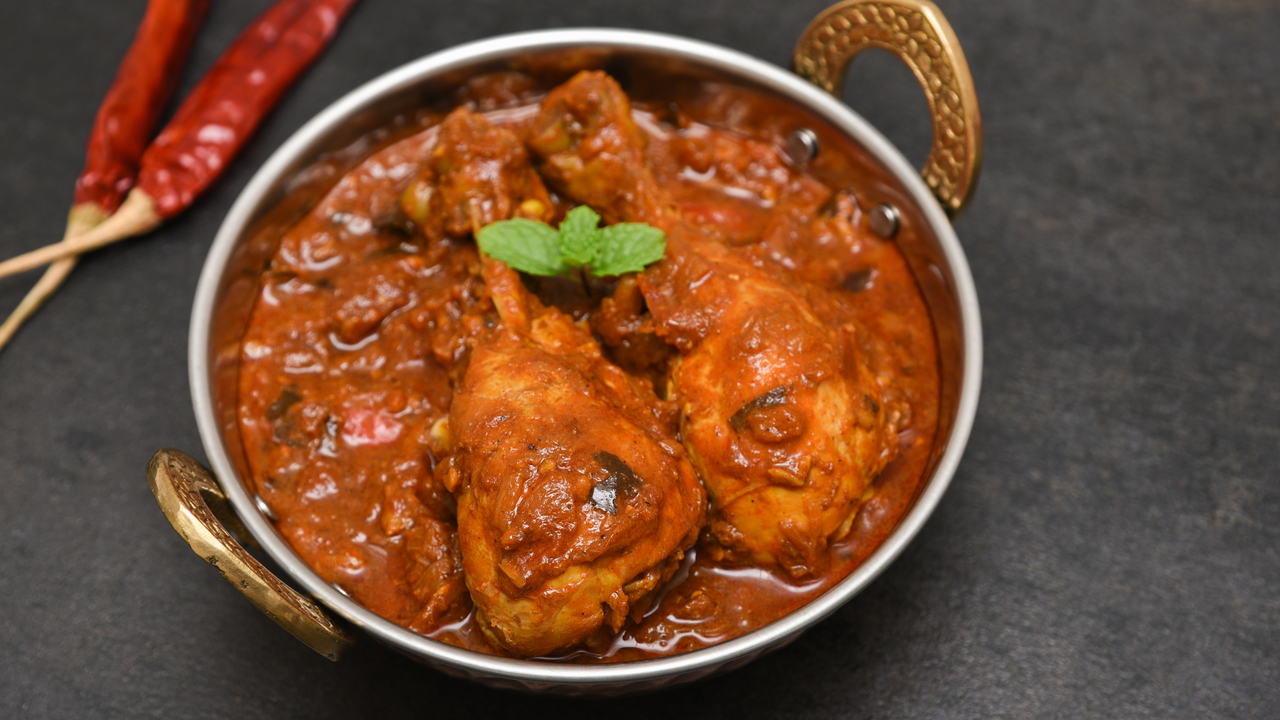 Roasted Chicken Supremes with Massaman Curry Sauce and Crushed Baby Potatoes
