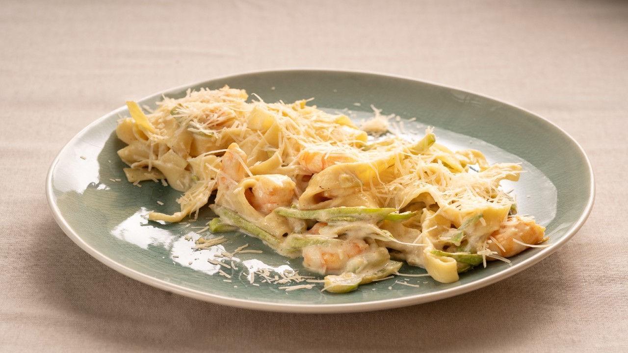 Lemon, Ricotta and Courgette Pasta