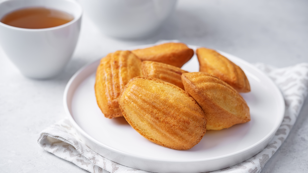 Lavender Honey Madeleines