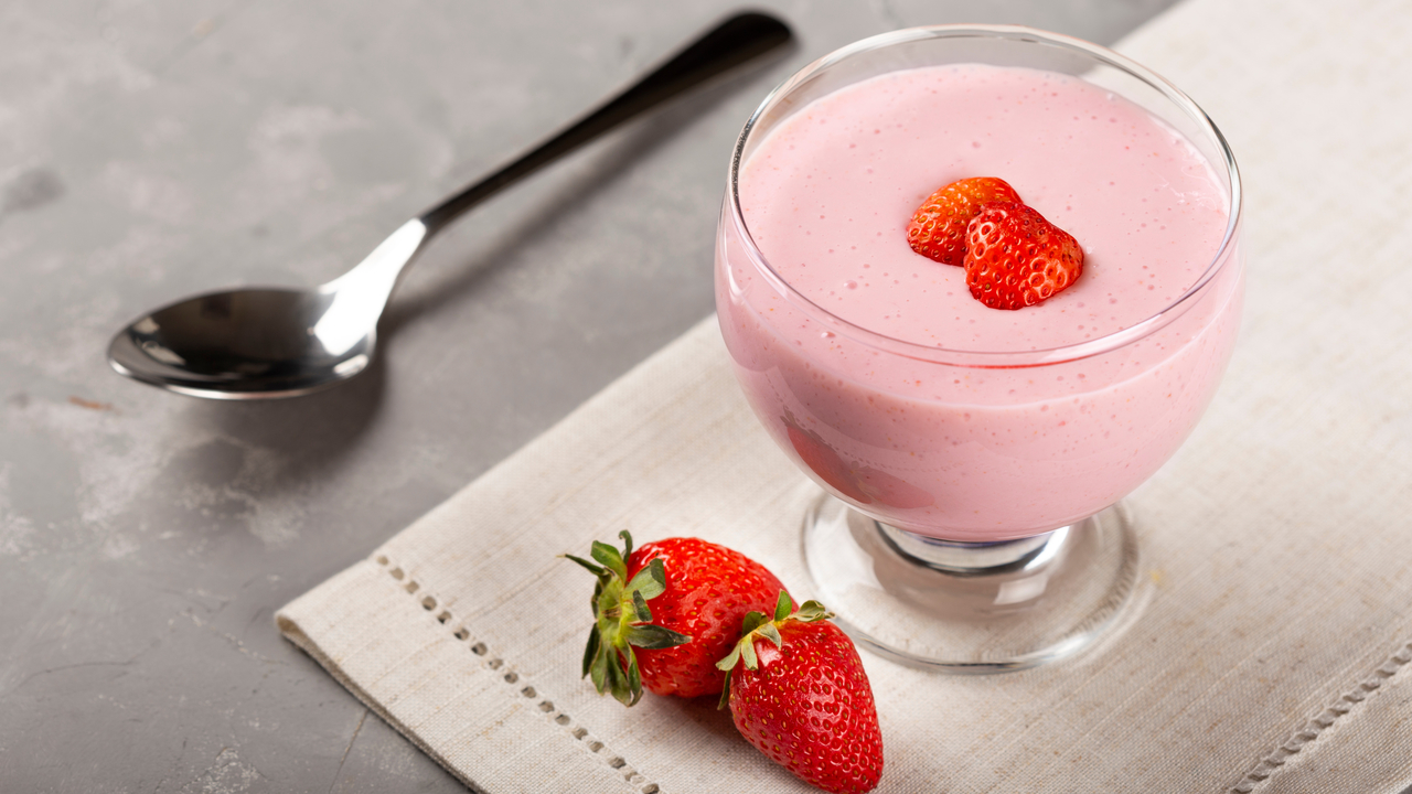 Simple Strawberry Mousse