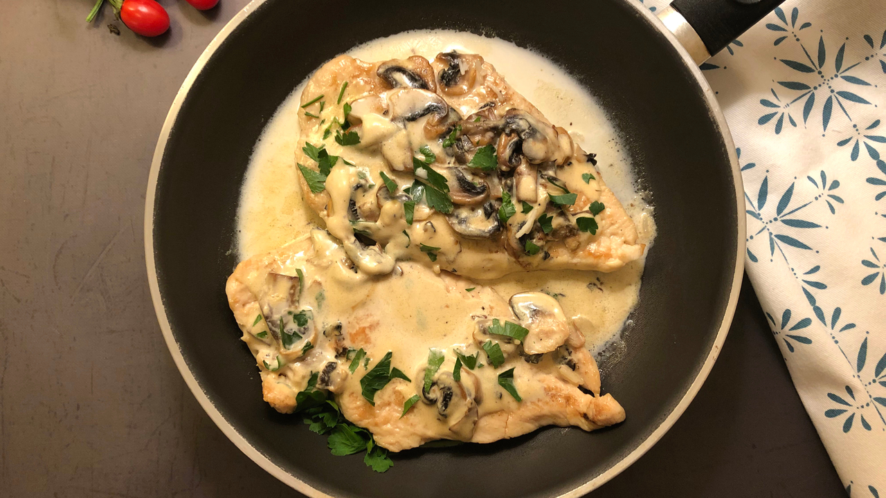 Scaloppine Di Pollo Ai Funghi