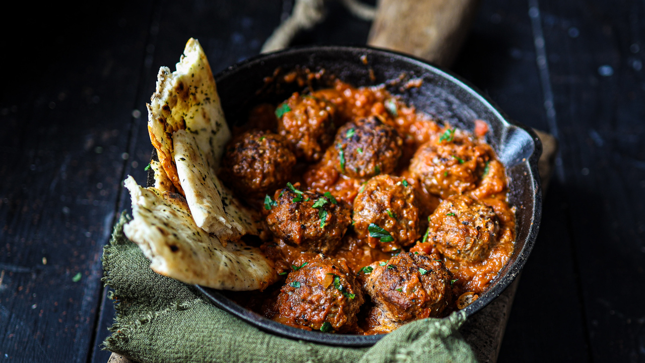Indian Spiced Kofta in Curry Sauce