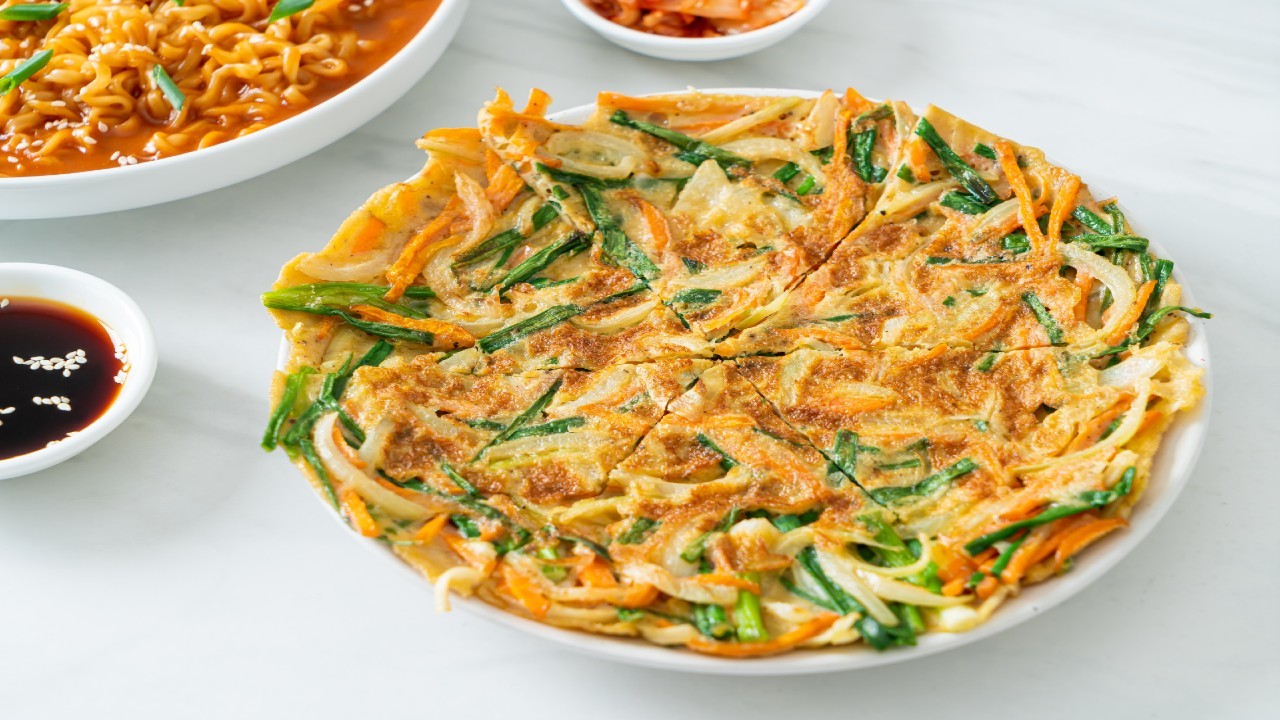 Korean Veggie Pancakes