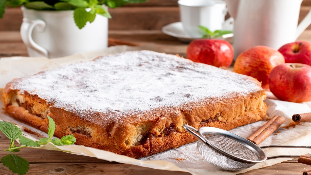 Irish Apple, Brown Butter & Cardamom Cake