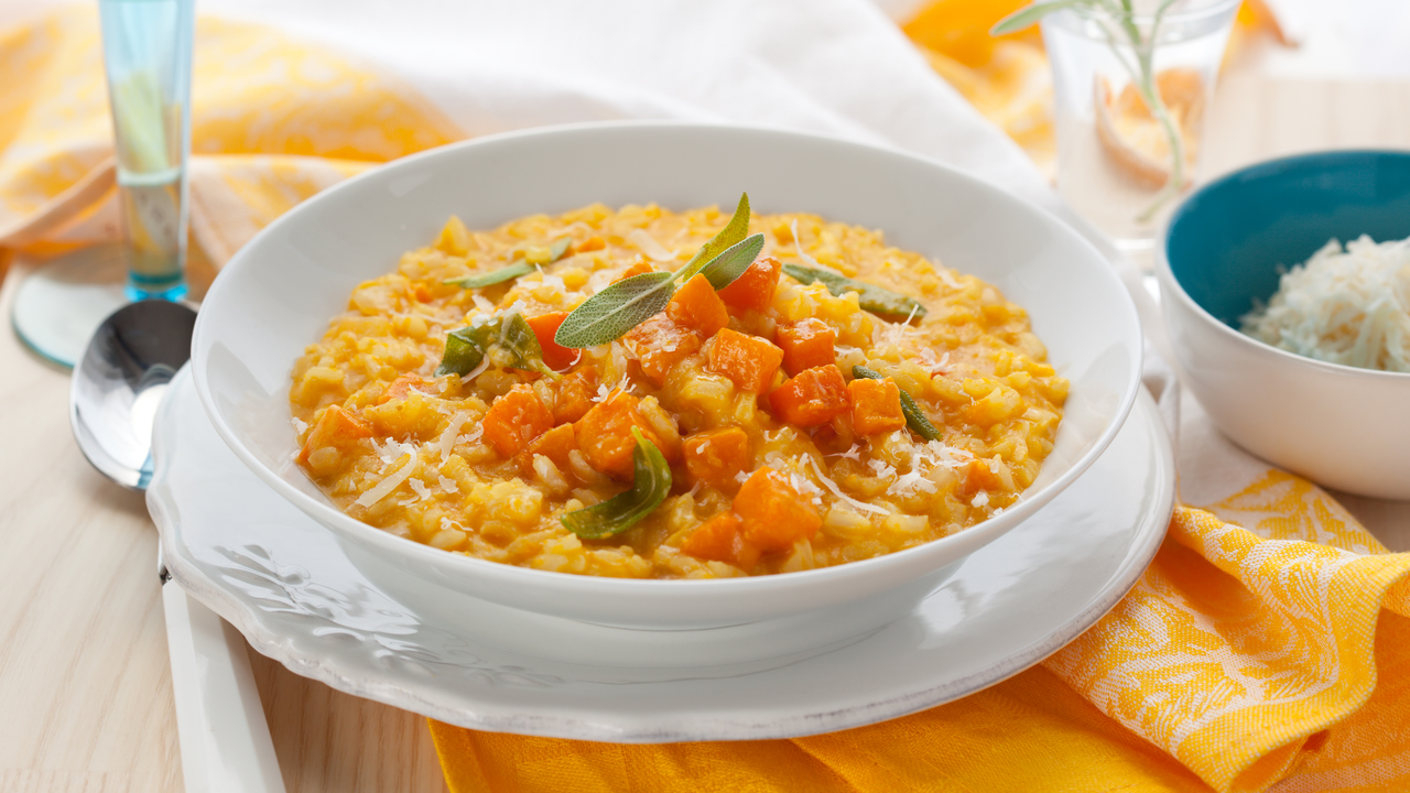 Pumpkin and Sage Risotto