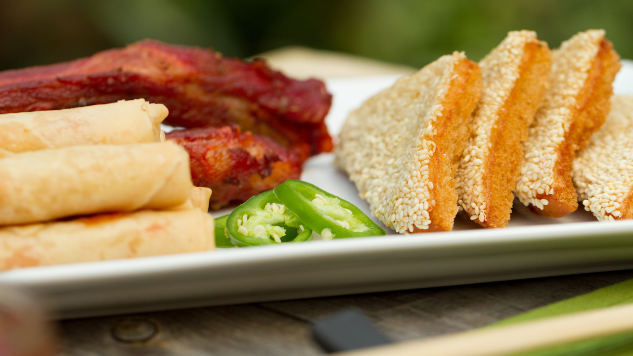 Mini Asian-Style Bites Platter