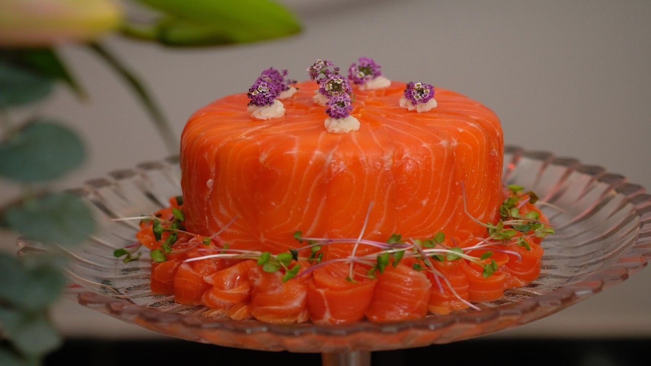 Smoked Salmon Pate and Pickled Cucumber