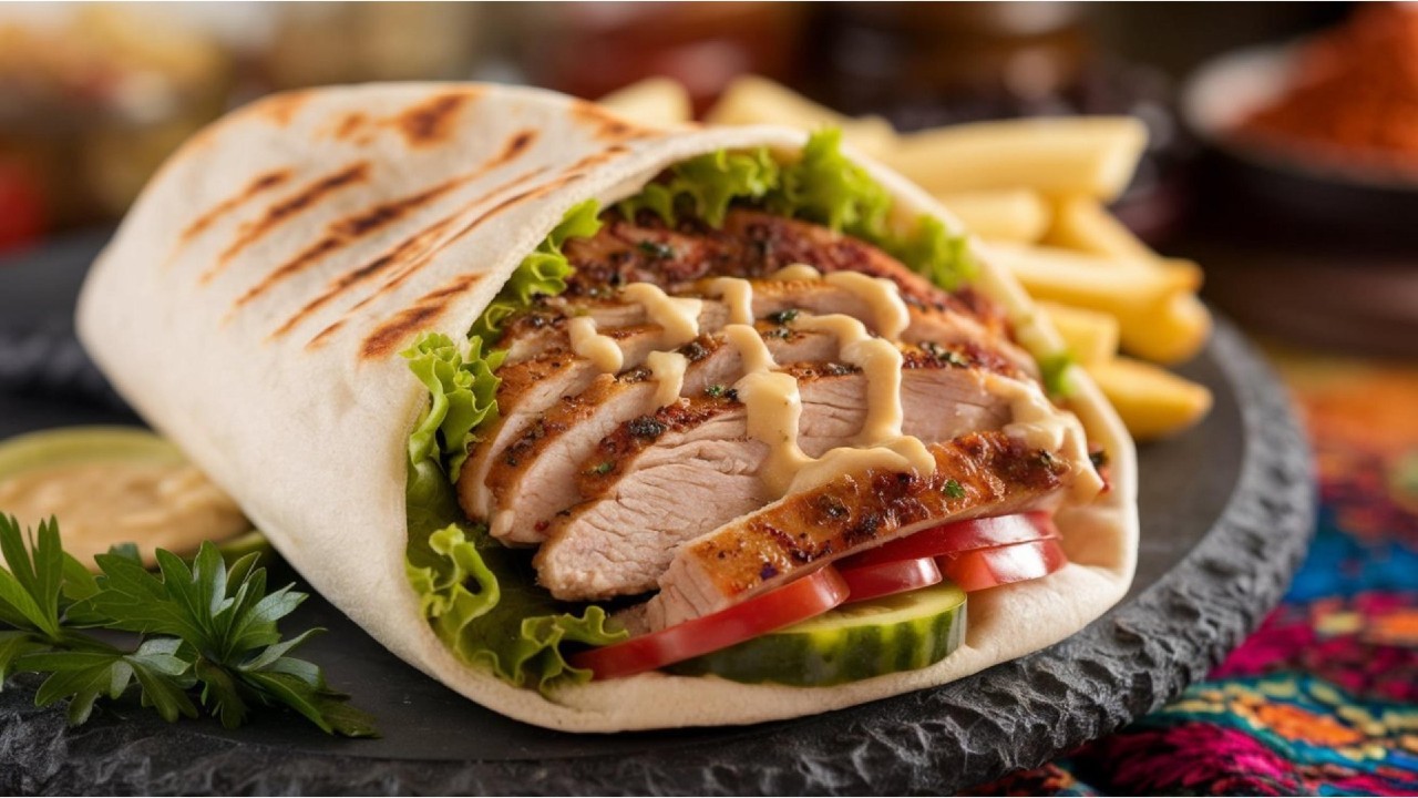 Spiced Turkey Flatbread
