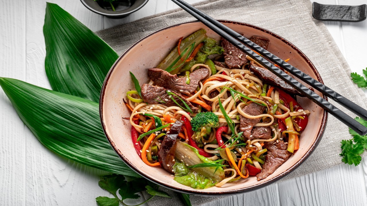 Teriyaki Tofu Ramen Noodles
