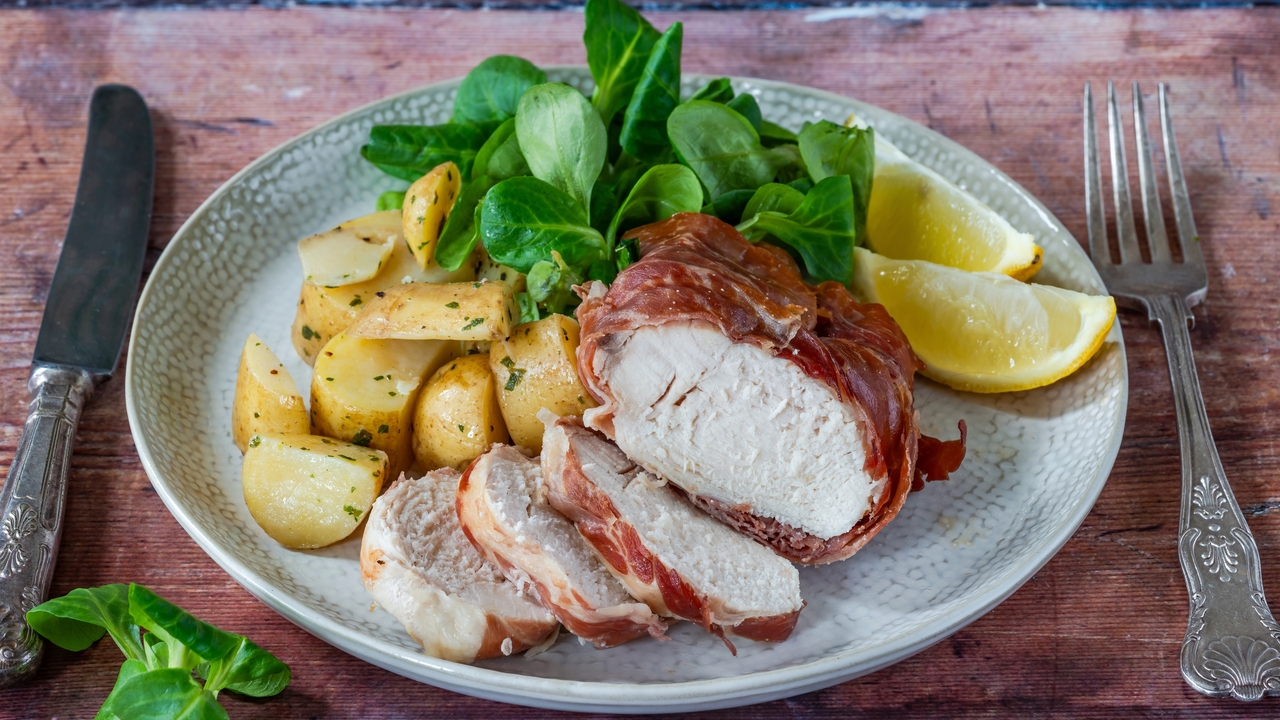 Prosciutto Wrapped Chicken