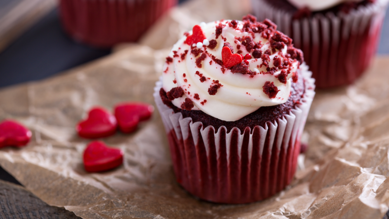 Valentine’s Day Heart Cupcakes