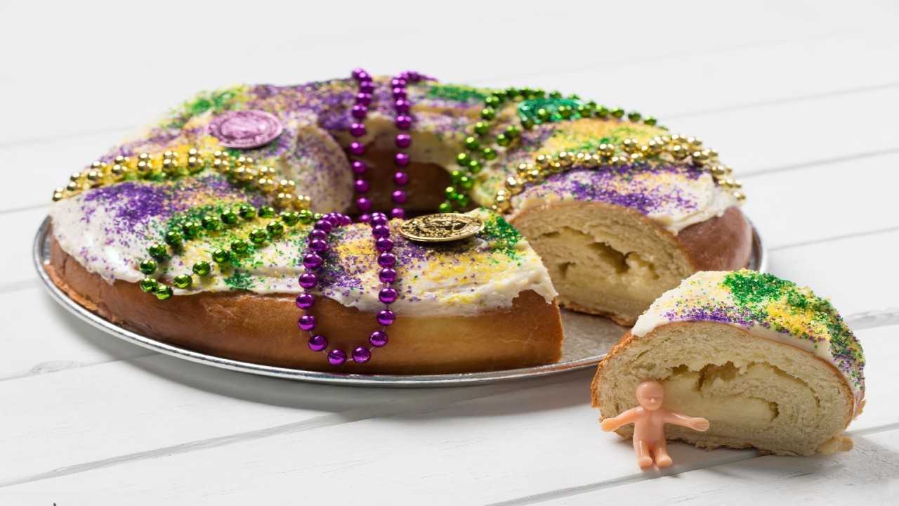 A Mardi Gras King Cake 