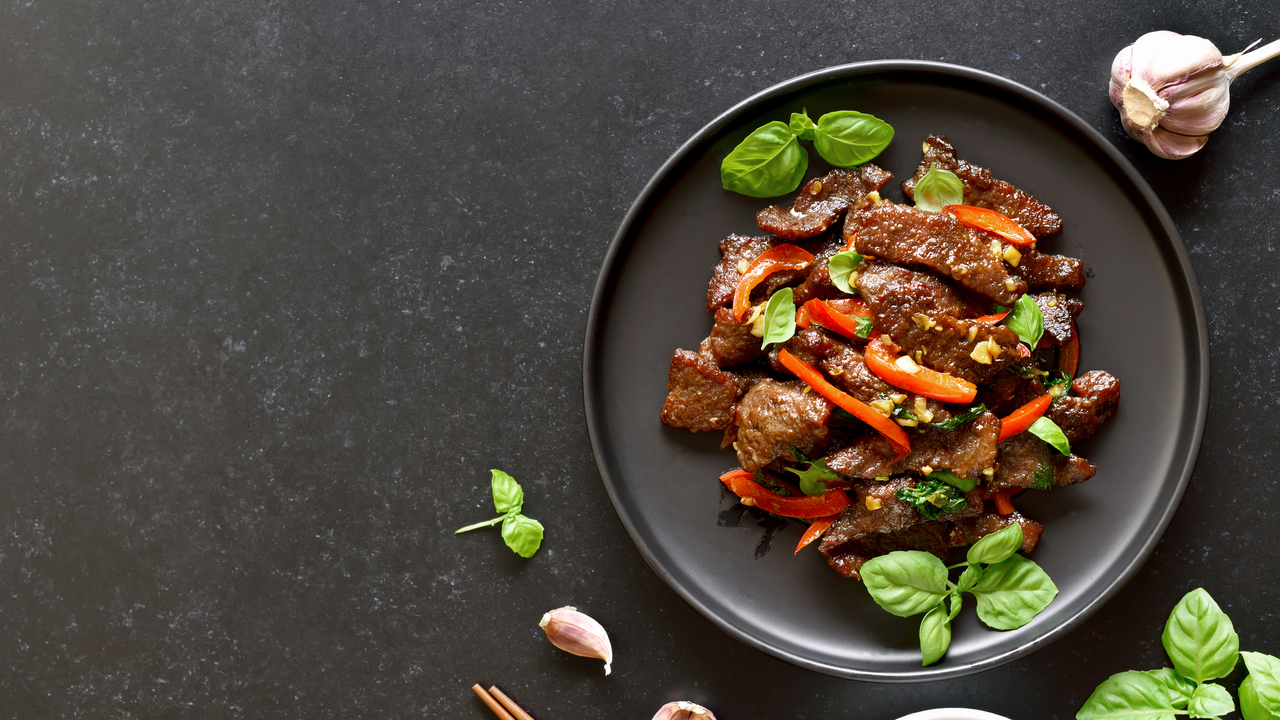 Honey Garlic Chilli Beef Stir Fry
