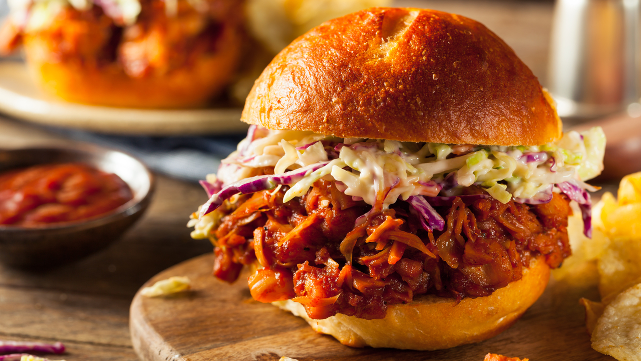 BBQ Pulled Jackfruit Sliders