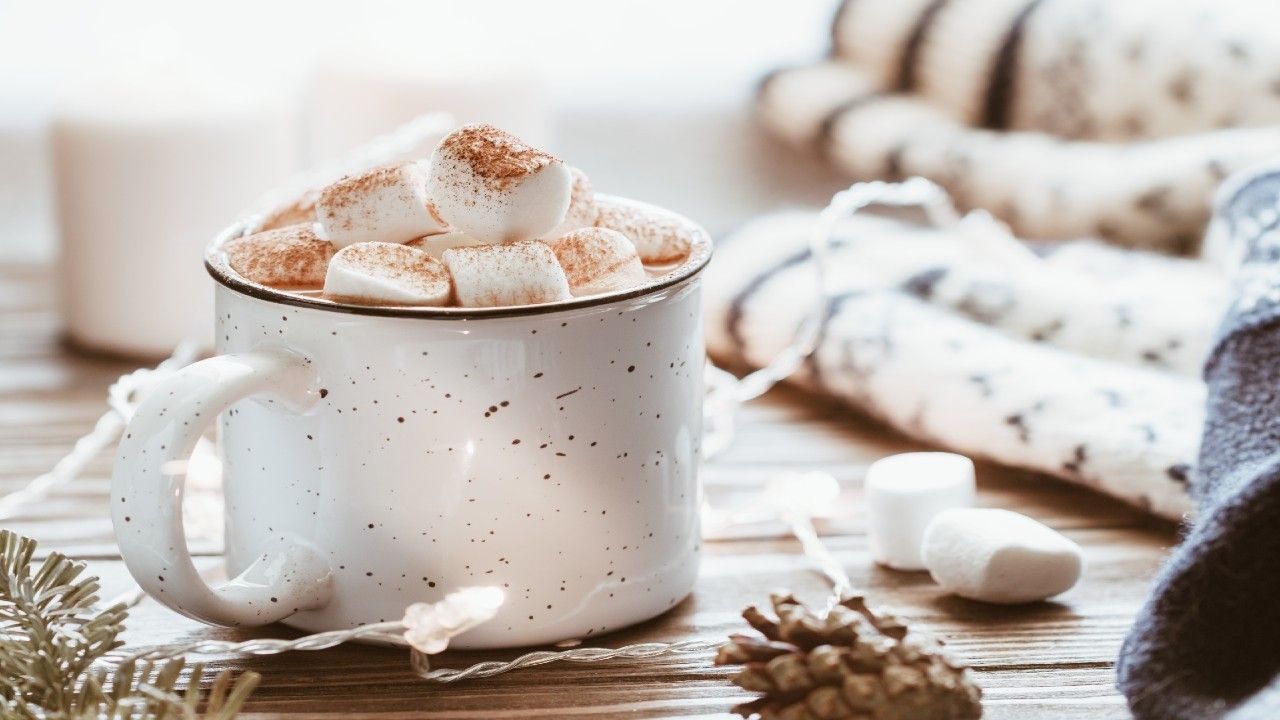 Torched Marshmallow Hot Chocolate 