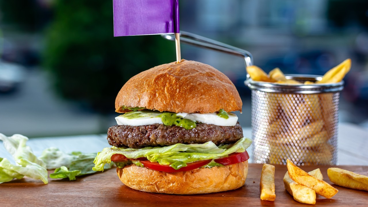 Lamb & Feta Smash Burger