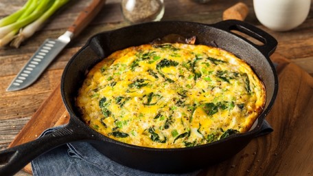 Frittatas & Charred Corn Salad