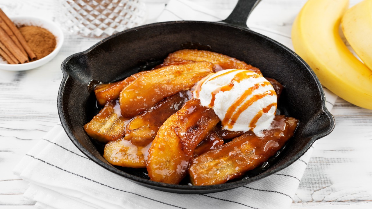 Katsu Bananas with Miso Caramel Sauce