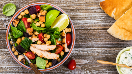 Protein Packed Roast Chicken & Courgette Salad