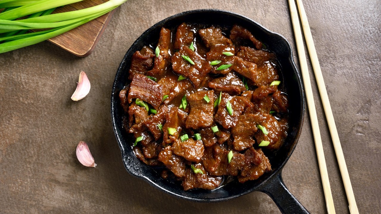 Fillet of Beef with Ginger & Spring Onion