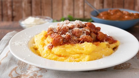 Ragu with Creamy Polenta