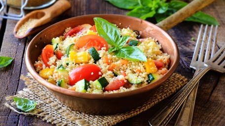 Couscous Salad with Roasted Veg & Herbs