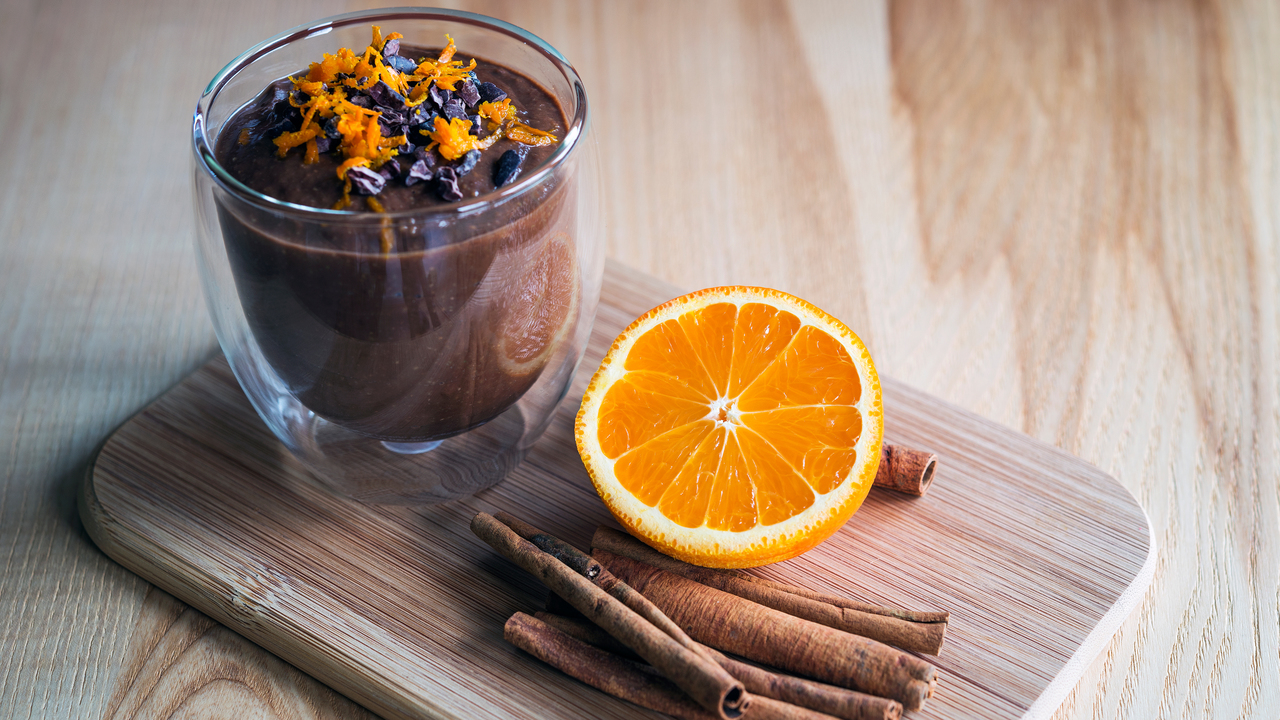 Vegan Chocolate Orange Pots