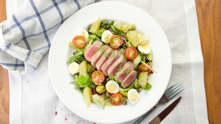 Seared Yellow Fin Tuna Nicoise