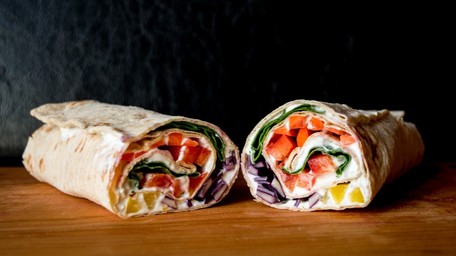 Hummus Rainbow Pride Wrap