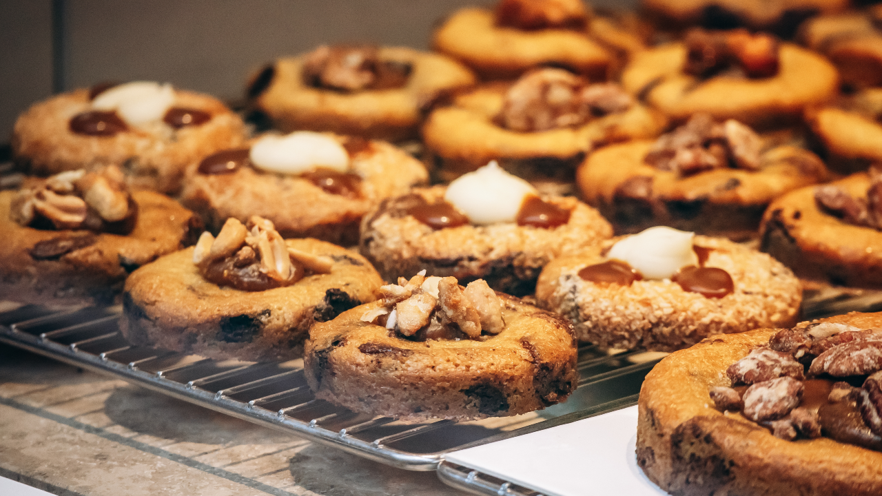 Chocolate Chip & Nutty Cookies
