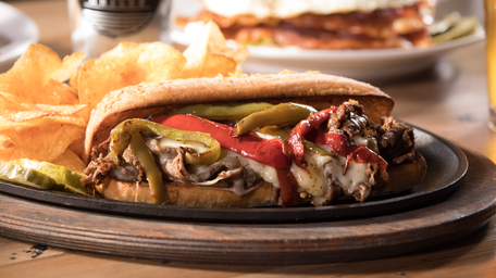 Vegan Philly Cheesecake-Style Sandwich