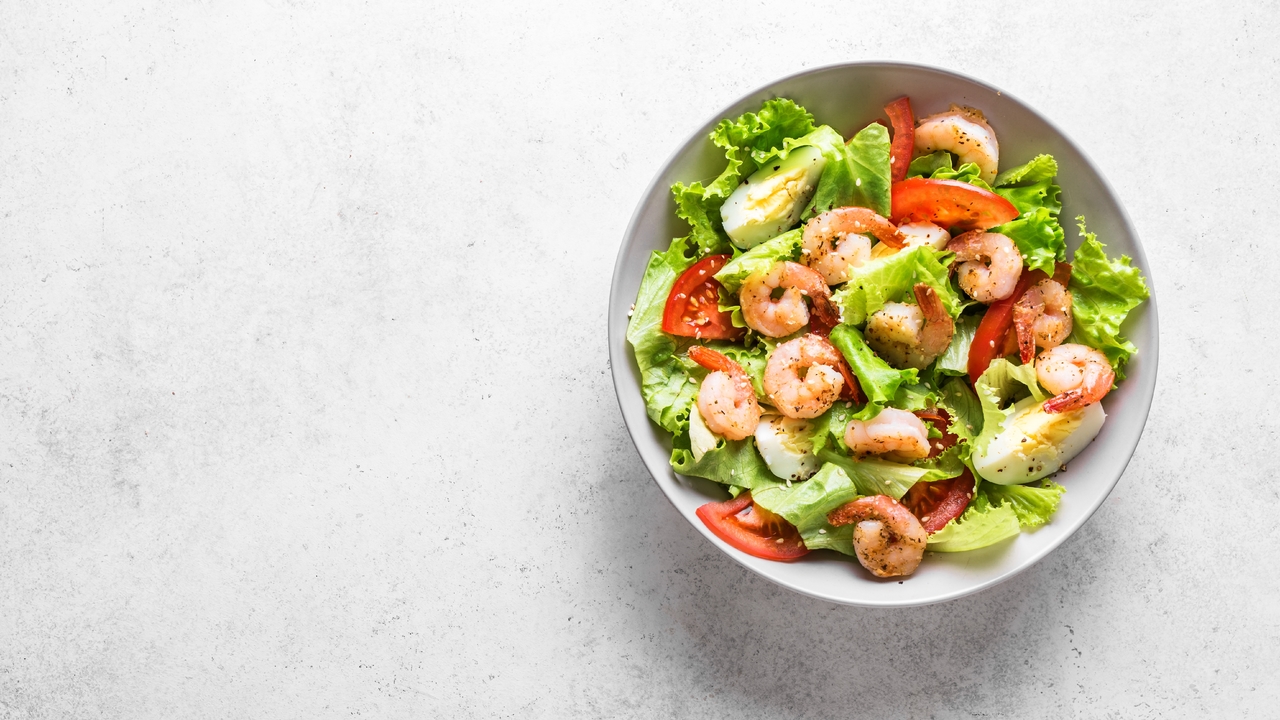 Prawn Caesar Salad