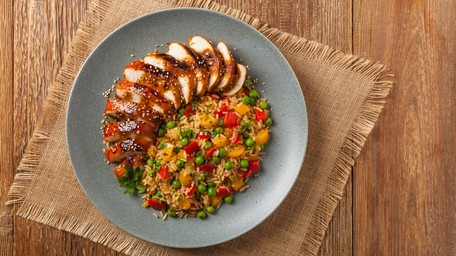 Chicken Teriyaki with Carnival Rice