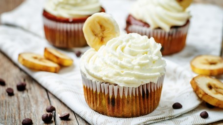 Banana & Peanut Cupcakes