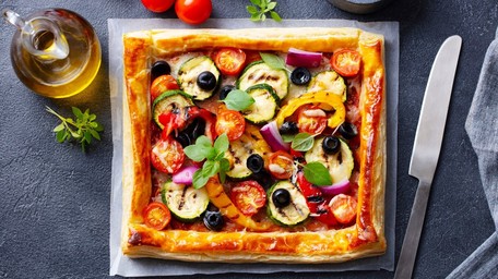 Puff Pastry Vegetable Tart