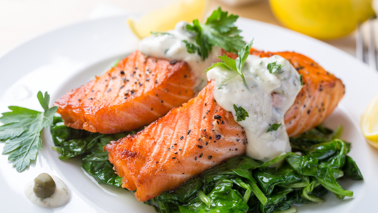 Salmon en Croute with a Warm Tartar Sauce