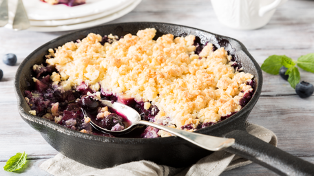 Plant-Powered Spiced Plum & Apple Cobbler
