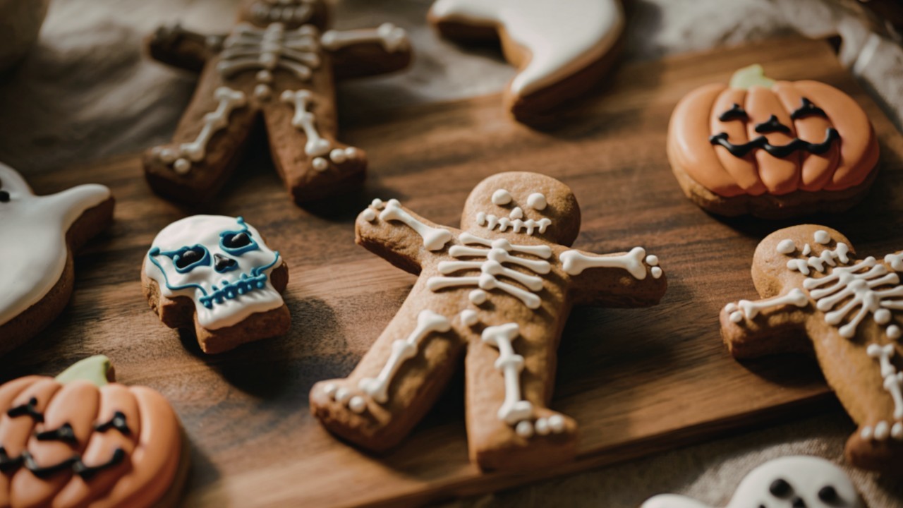 Spooky Skeleton Butter & Jam Cookies
