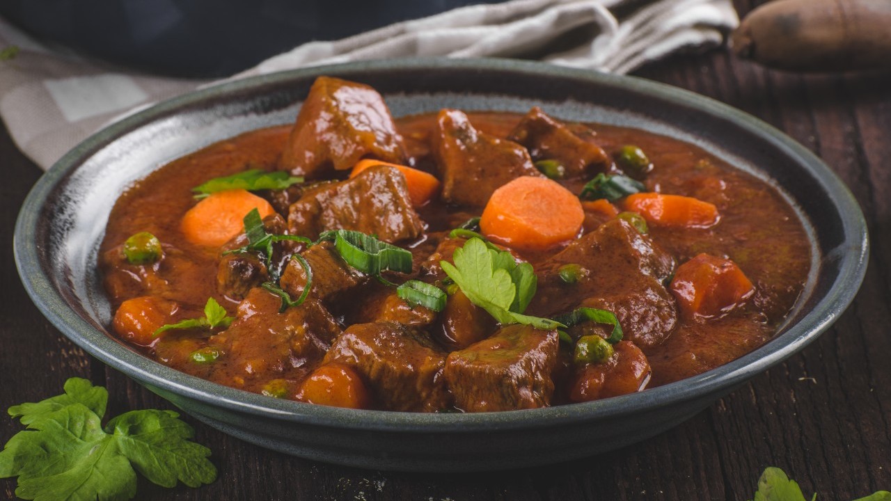 Beef Bourguignon with Creamy Mash