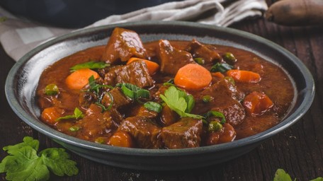 Beef Bourguignon with Creamy Mash