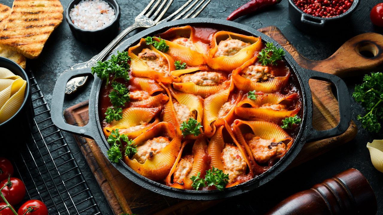 Plant-Powered Jumbo Pasta Shells