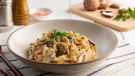 Parsnip & Miso Spaghetti with Lemon