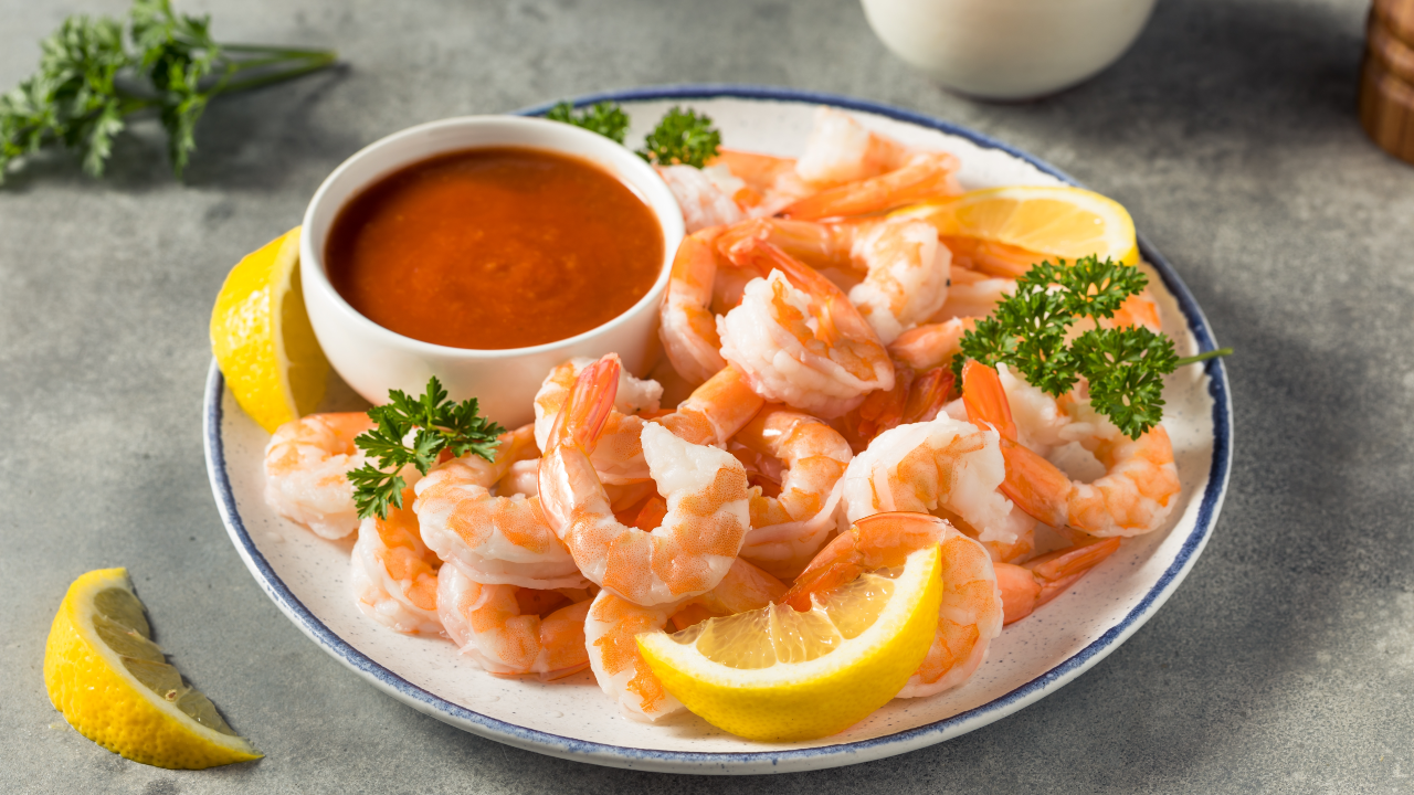 Lemon Sole and Atlantic Prawn in Vermouth Sauce Cooked en Paupiette