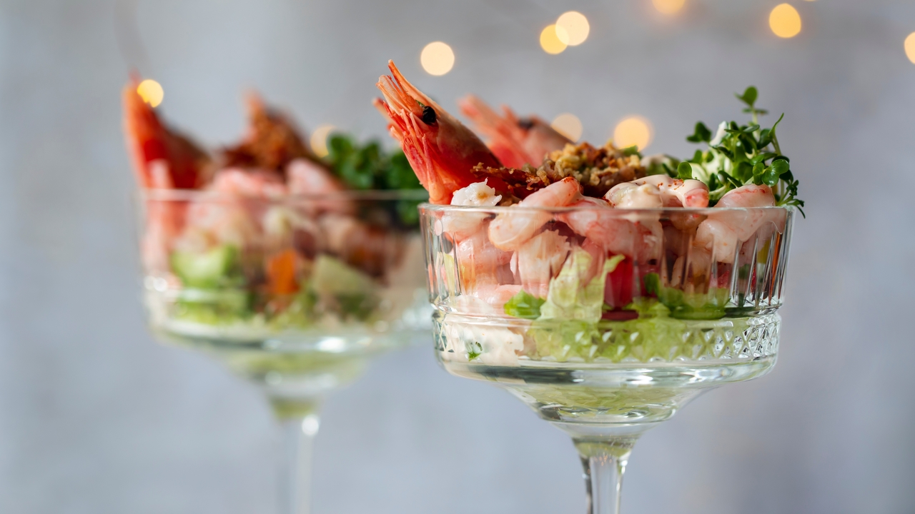 The Classic Christmas Prawn Cocktail Starter