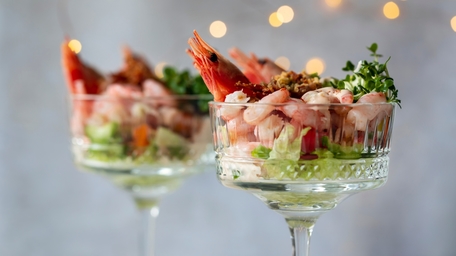 The Classic Christmas Prawn Cocktail Starter